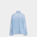 ZIP DENIM SHIRT