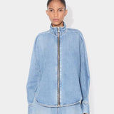 ZIP DENIM SHIRT
