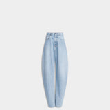 ROUND DENIM PANTS