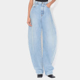 ROUND DENIM PANTS