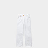 經典白色牛仔褲