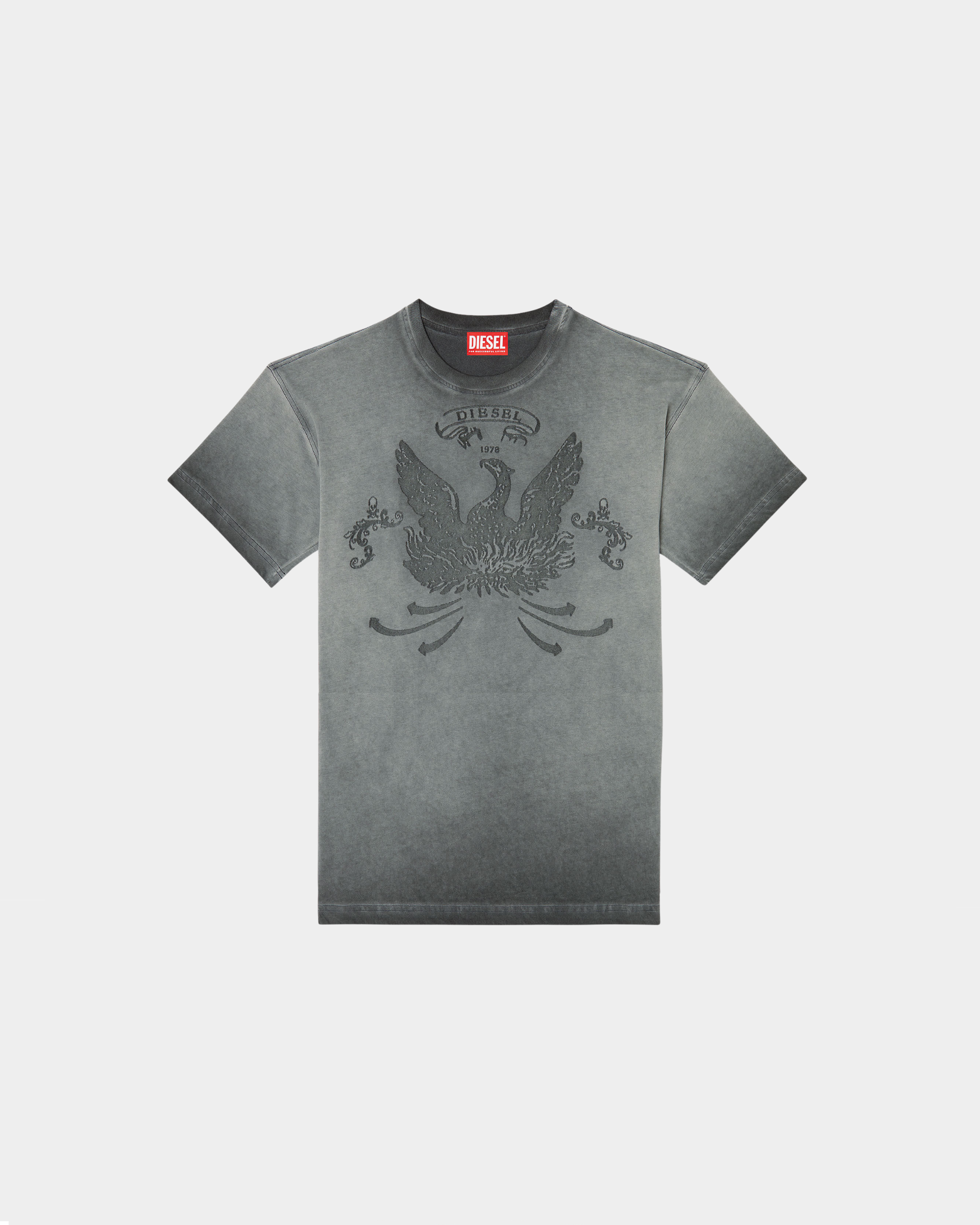 DIESEL 仿舊鳳凰短袖T-Shirt