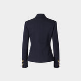 Balmain button-down wool classic jacket/women 
